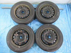 Used JDM tire set (195/60R15 BRIDGESTONE 5.5J 5H/114.3 ET45)
