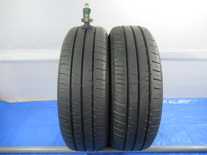 215/60R17 96H 夏タイヤ BRIDGESTONE ECOPIA NH100RV エア漏れ点検済み バリ溝9分山 2021年製 中古2本セット Z00901