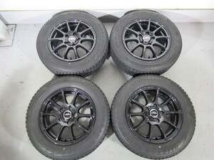 Used JDM tire set (A-TECH 5H/114.3 ET45 BRIDGESTONE VRX2)