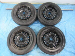 Used JDM tire set (165/70R14 YOKOHAMA 4H/100 ET45)