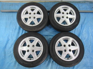 Subaru Pleo tire set (155/65R13 DUNLOP ET45)